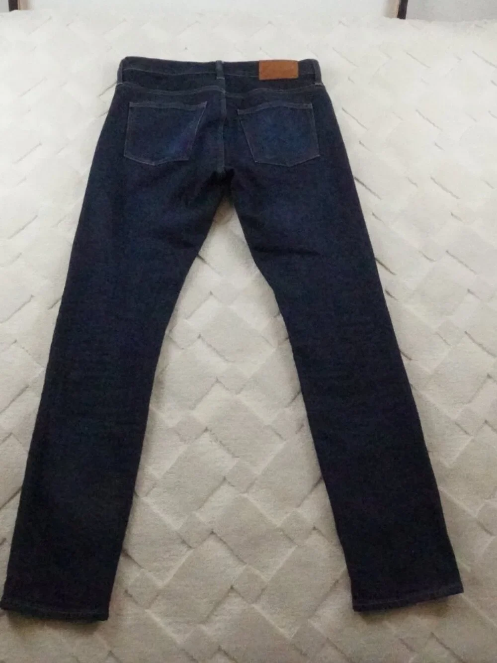J.Crew 484 Slim Fit Jean Mens 30x32 in stretch Resin Rinse Japanese denim